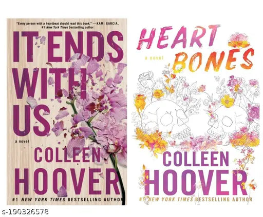 IT ENDS WITH US + HEART BONES BY COLLEEN HOOVER