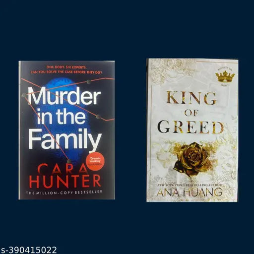 BOOK HUB Murder in the Family AND KING OF GREED COMBO PACK OF 2