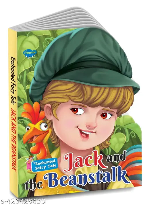 Die Cut Enchanted Fairy Tale Jack and the Beanstalk Book for kids : Fairy tale book for kids Die cut learning book Story board book for kids Kids learning book.