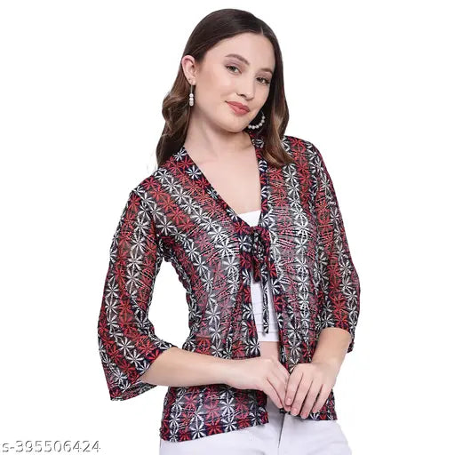 Woman Net Shrug