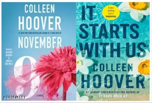 November 9 AND It Start With Us (2 BOOKS COMBO) (Paperback Colleen Hoover)