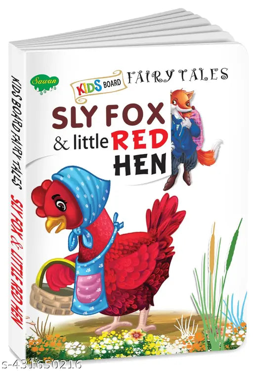Sly Fox & Little Red Hen book for kids : Learning books for kids children story book Educational book for kids.