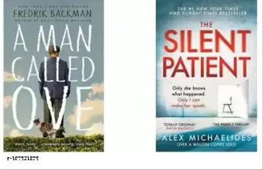 A Man Called Ove + The Silent Patient(Set Of 2 Books) (Paperback Fredrik Backman)