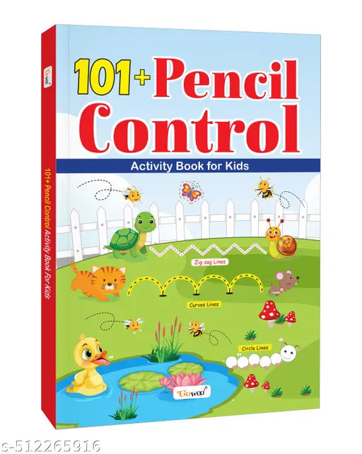 101+ Pencil Control Activity Book for Kids : Fun Activity Book for Toddlers Activity Book for Early Learners Fine Motor Skills Activities for Kids Fun Maze Activity Book for Kids
