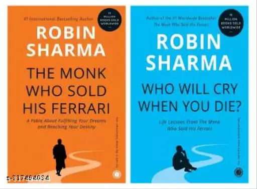 The + Who Will Cry When You Die Combo Of 2 Books (Paperback Sharma Robin