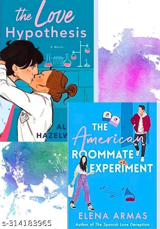 THE LOVE HYPOTHESIS +THE AMERICAN ROOMMATE EXPERIMENT. NOVELS BY ALI HAZELWOOD AND ELEN ARMAS. NOVEL COMBO. BEST IN ROMANCE FICTION CONTAMPORARY ROMANCE AND TWISTED FANTACY.