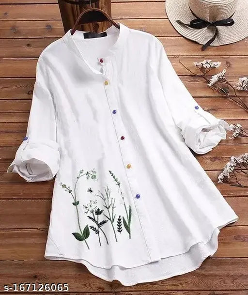Classy Green Kali Printed Womens Top Tunic