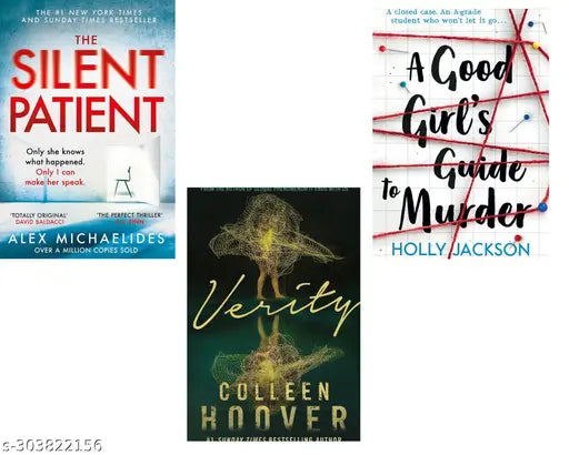 Combo of The Silent Patient Verity and The Good Girl's Guide to Murder