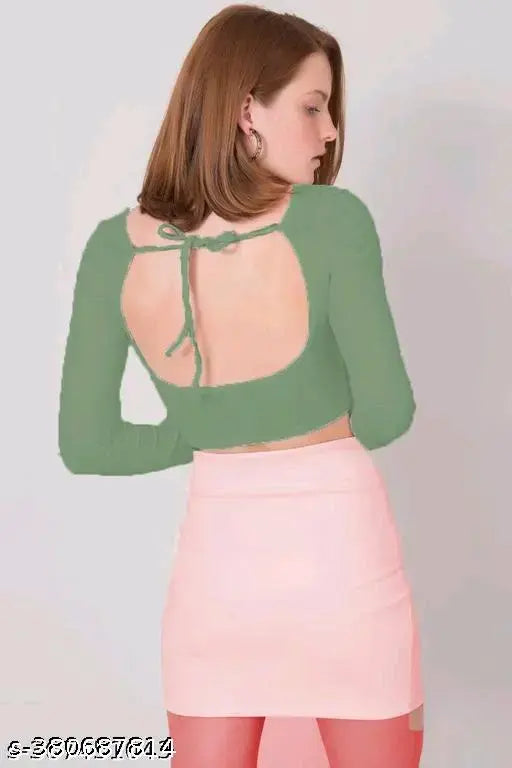 Back Dori Stylish Top Full sleeve
