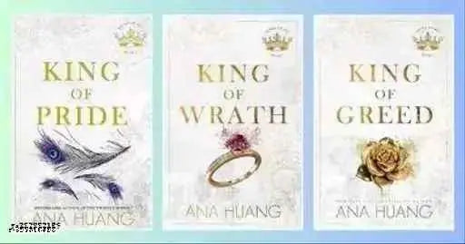 King Of Warth + King Of Pride + King Of Greed English Book Paperback Author By Ana Huang Combo Volume Of 3 Set Collection