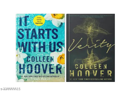 IT STARTS WITH US BY COLLEEN HOOVER +VERITY BY COLLEEN HOOVER