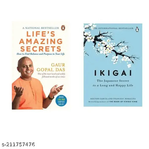 LIFES AMAZING SECRETS BY GURU GOPAL DAS+ IKIGAI BY HE
