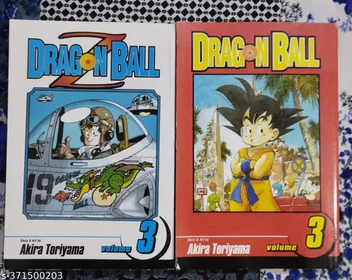 Dragon Ball Z Volume-3 + Dragon Ball Volume-3 Manga Book (English Paperback Akira Toriyama)