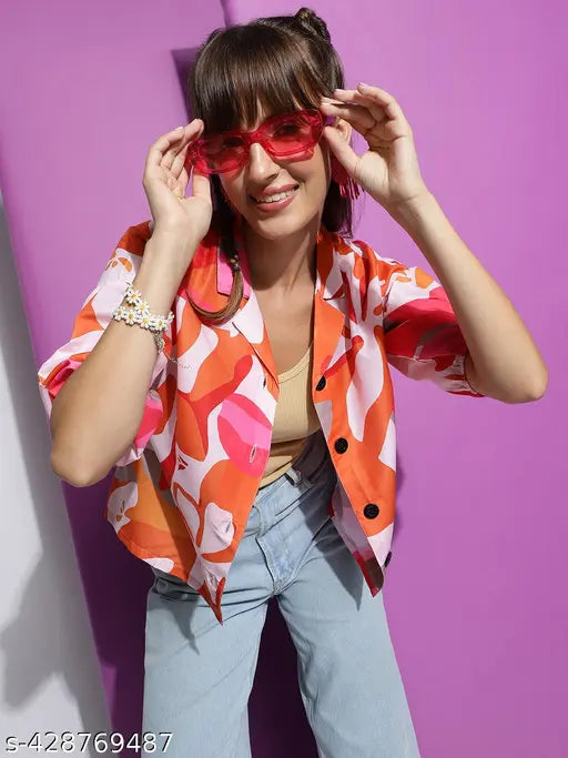 Women's Floral Printed Casual Shirt