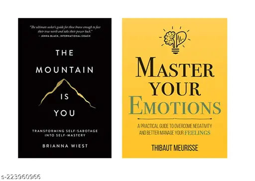 THE MOUNTAIN IS YOU BY BRIANNA WIEST + MASTER YOUR EMOTIONS BY THIBAUT MEURISSE