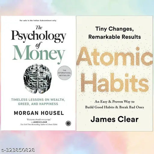 PSYCHOLOGY OF MONEY + ATOMIC HABITS. COMBO OF BOOKS.