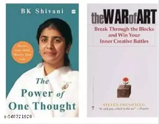 : The Power Of One Thought : Master Your Mind Master Your Life (Paperback Bk Shivani) + The War of Art (English Paperback Pressfield Steven