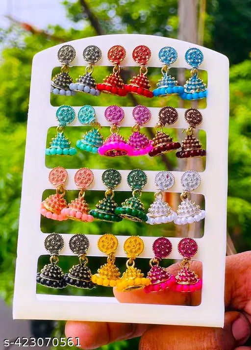 new letest earrins 12 pis