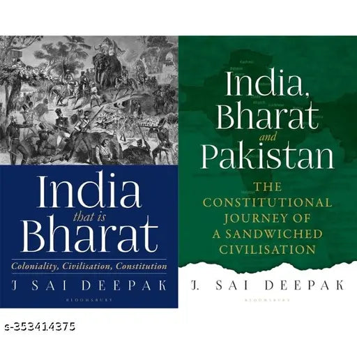 Best Combo Of 2 Book :- India That Is Bharat + India Bharat And Pakistan (English Hardcover J Sai Deepak)