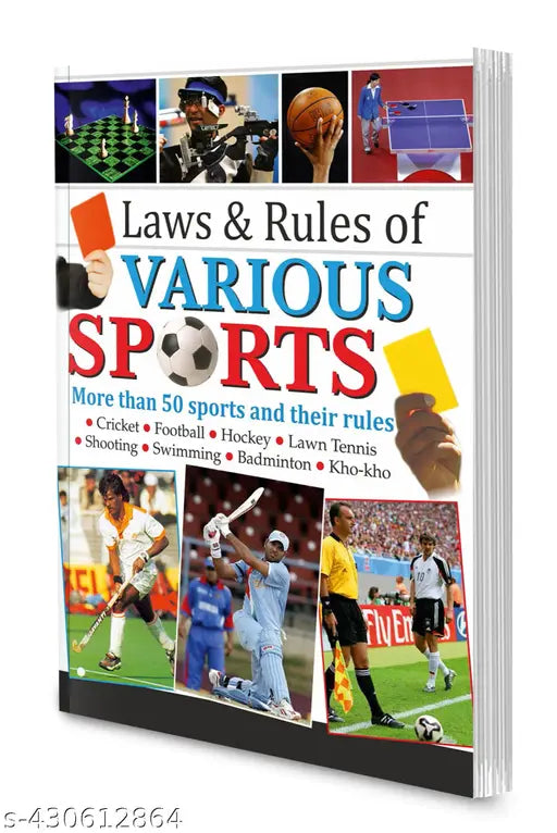 Laws & Rules of Various Sports Book : Sports learning books Sports Biographies Rules of Games Laws of Different Games - Sports Books for Kids.