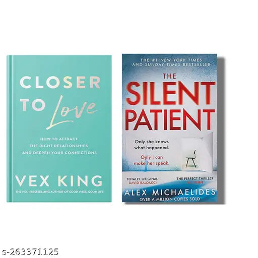 CLOSER TO LOVE BY VEX KING + SILENT PATIENT BY ALEX MICHAELIDES
