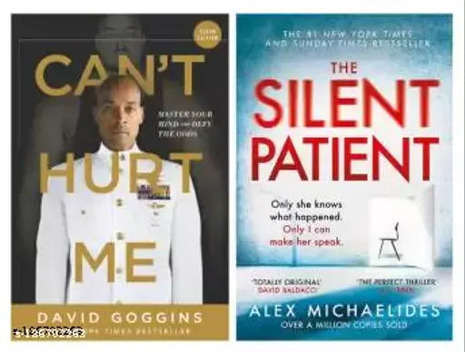 Cant Hurt Me + Silent Patient 2 Books (Paperback David Goggins)