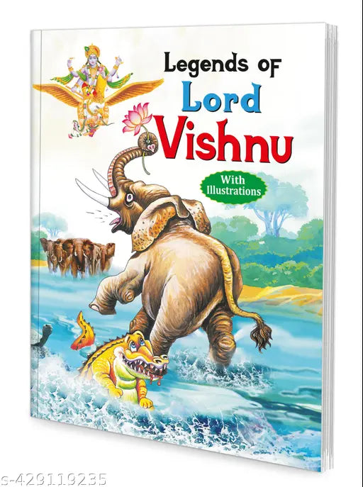 Legends of Lord Vishnu book for kids : Storybook for kids Mythological stories book Story book for children.