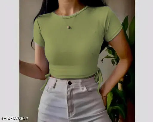 New Stylish Dori Short Sleeve Fashionable Top For Woman