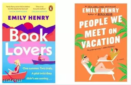People We Meet On Vacation + Book Lovers Emily Henry (Paperback Emily Henry