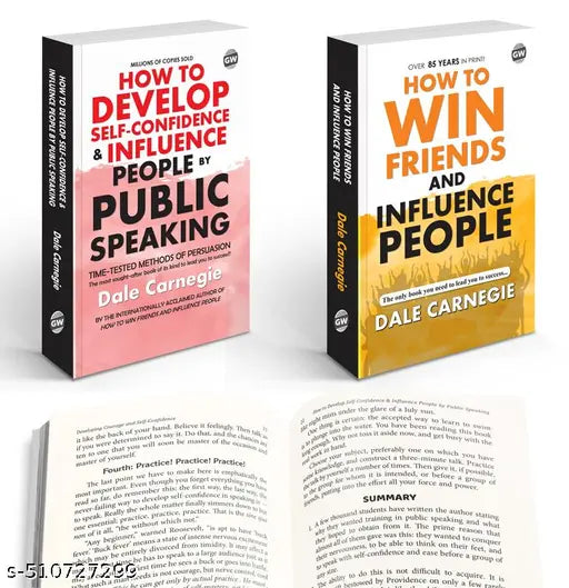 The Ultimate Influence & Confidence Power Guide : Famous Novels Public Speaking Self-Help Confidence Building - Combo of 2 Novels