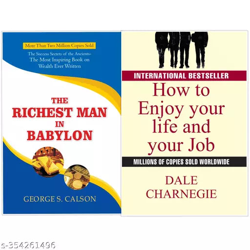 COMBO - The Richest man in Babylon + How to enjoy your life and your Job (HINDI PAPERBACK)