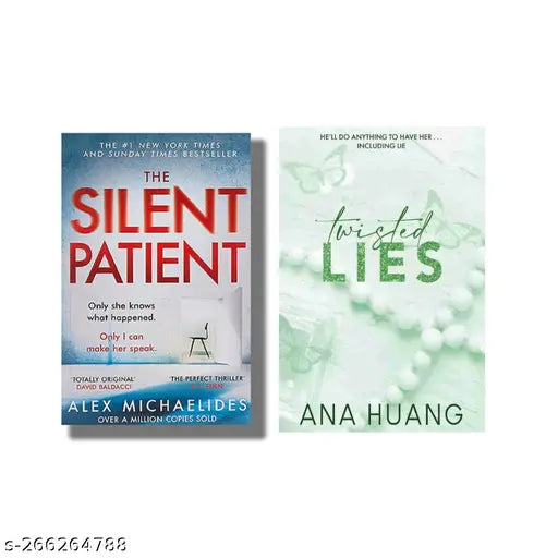 SILENT PATIENT BY ALEX MICHAELIDES + TWISTED LIES BY ANA HUANG