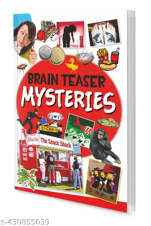 Brain Teaser Mysteries book : learning book for children Fun brain exercises Puzzles learning book.