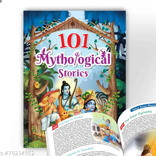 Magical Mythological Stories for Kids :- 101 Mythological Stories (Paperback) (Ages 3-12) : Stories to Spark Creativity and Learning Kid's mythological stories Early learning story book for kids