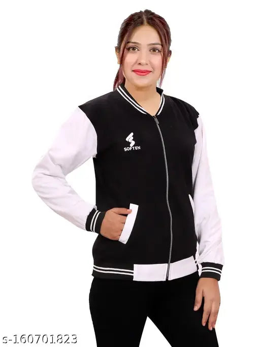 Woman Regular Black Jacket