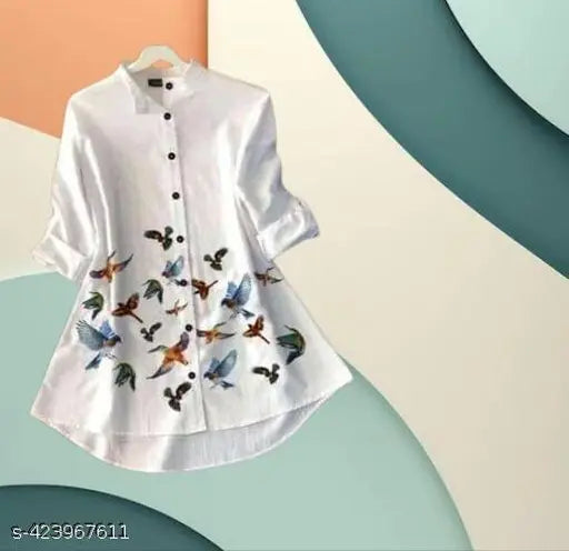 Trendy Womens Printed Shirt
