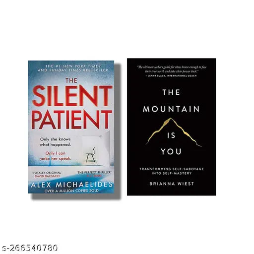SILENT PATIENT BY ALEX MICHAELIDES + THE MOUNTAIN IS YOU BY BRIANNA WIEST