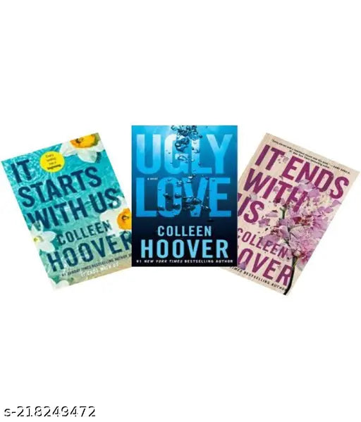 IT STARTS WITH US By COLLEEN HOOVER+ IT END WITH US BY COLLEEN HOOVER + UGLY LOVE BY COLLEEN HOOVER