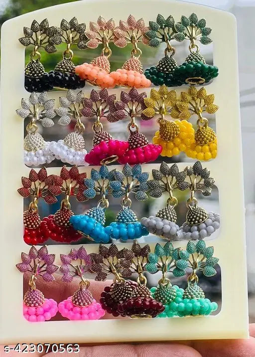 new letest earrins 12 pis