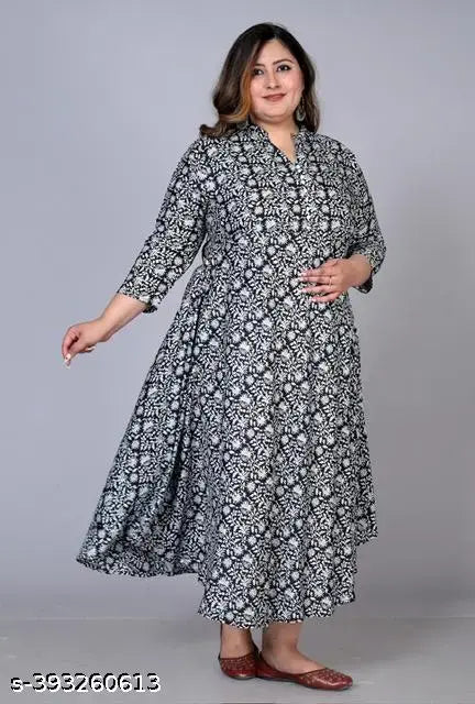 big size anarkali gown