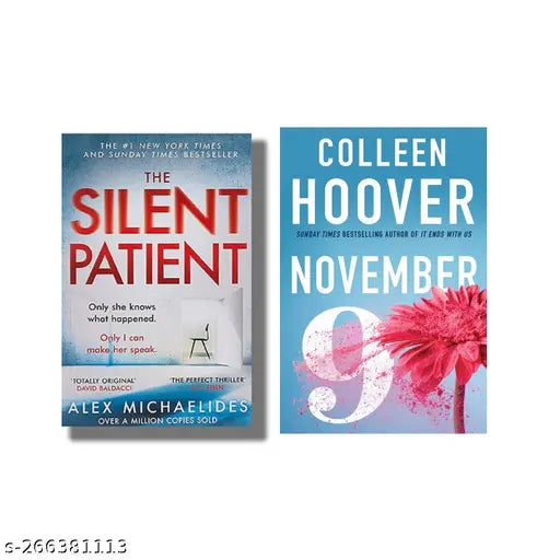SILENT PATIENT BY ALEX MICHAELIDES + 9 NOVEMBER BY COLLEEN HOOVER