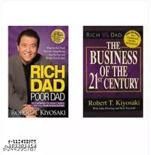 The Business of the 21st Century + Rich Dad Poor Dad Book by Robert Kiyosaki (Paperback English)