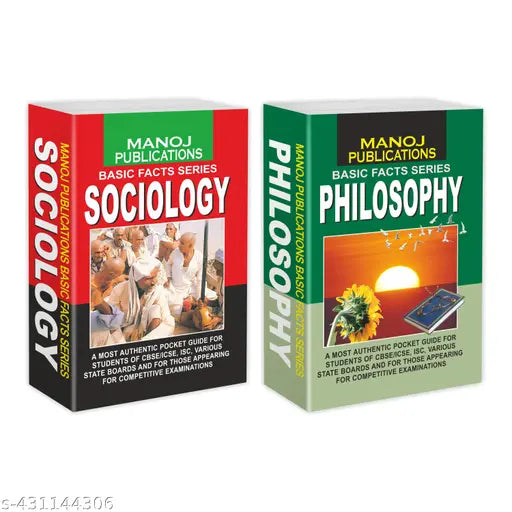 Philosophy and Sociology Books : Philosophy Book for Kids Basic Facts of Sociology Knowledge of Philosophy Educational Books - Combo of 2 Basic Facts Books.