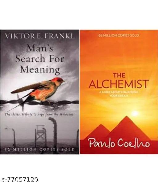 Combo Of The Alchemist - Man's Search For Meaning: The Classic Tribute To Hope From The Holocaust (PAPAERBACK Victor frankl..