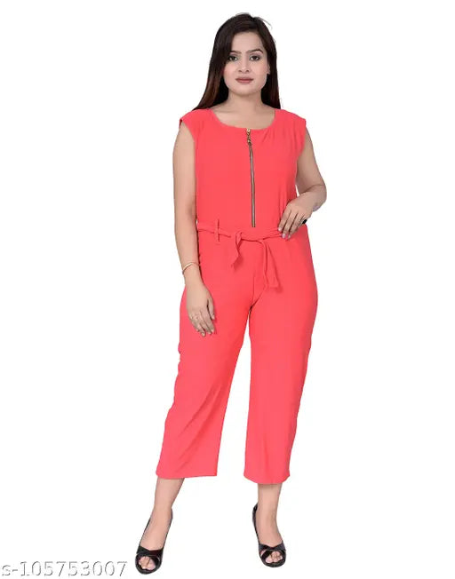 Soften-Peach Jumpsuit/Dress