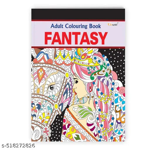 Fantasy - Adult Colouring Book : Creative art therapy for adults and kids Art coloring book for stress relief Adult coloring book