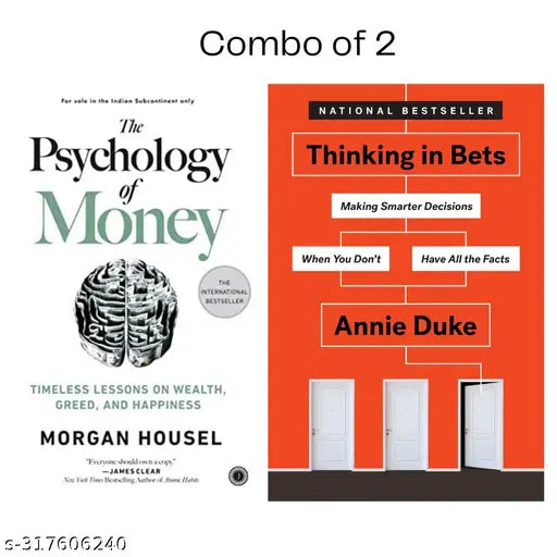 Psychology of m0ney + Thinking in Bets(Hardcover)