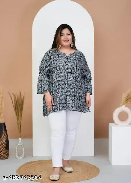 plus size short top