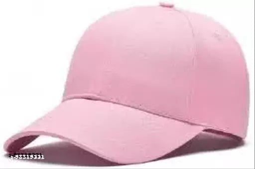 NEW PLAIN PINK CAP FOR GIRLS AND BOYS