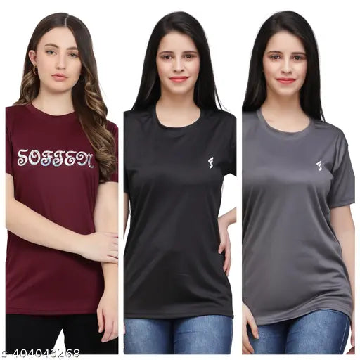 Woman Light weight Polyster T Shirt